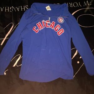 PINK Chicago Cubs Quarter Zip